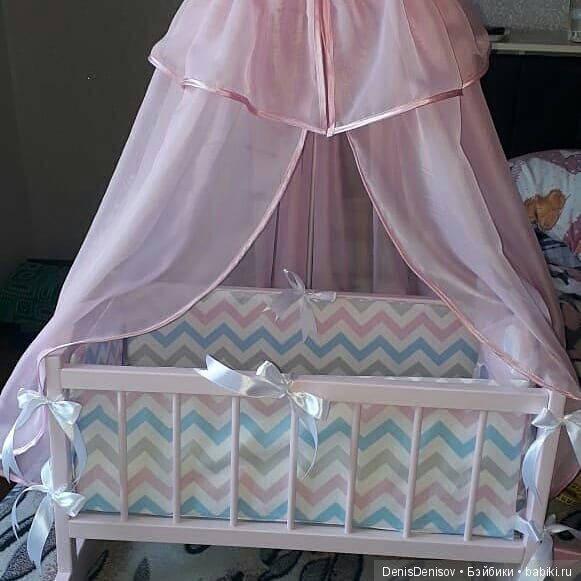 Кроватки для кукол — Мебель для кукол и домиков: фото (фото 9)