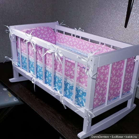 Кроватки для кукол — Мебель для кукол и домиков: фото (фото 4)