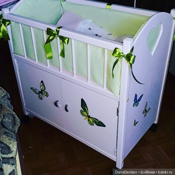 Кроватки для кукол — Мебель для кукол и домиков: фото (фото 5)