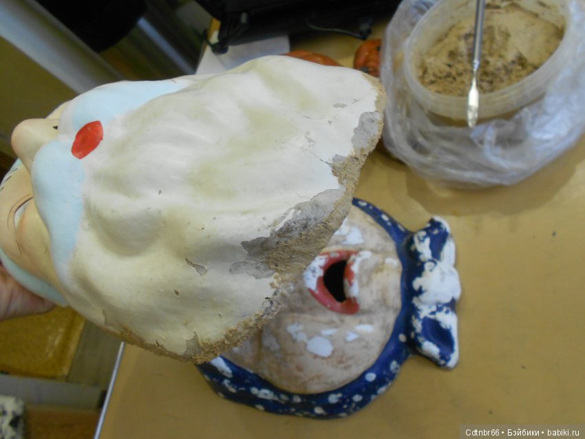 Часть 2. Старинные маски. МК от Светлой. Восстановление