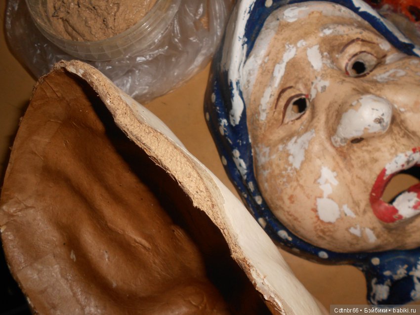 Часть 2. Старинные маски. МК от Светлой. Восстановление