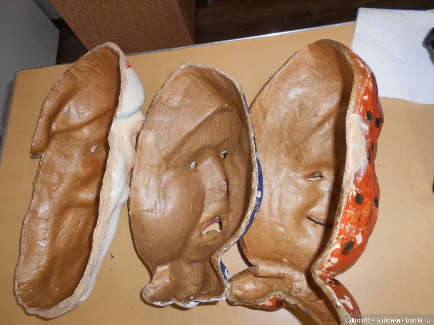 Часть 2. Старинные маски. МК от Светлой. Восстановление