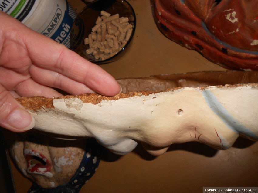 Часть 2. Старинные маски. МК от Светлой. Восстановление (фото 10)