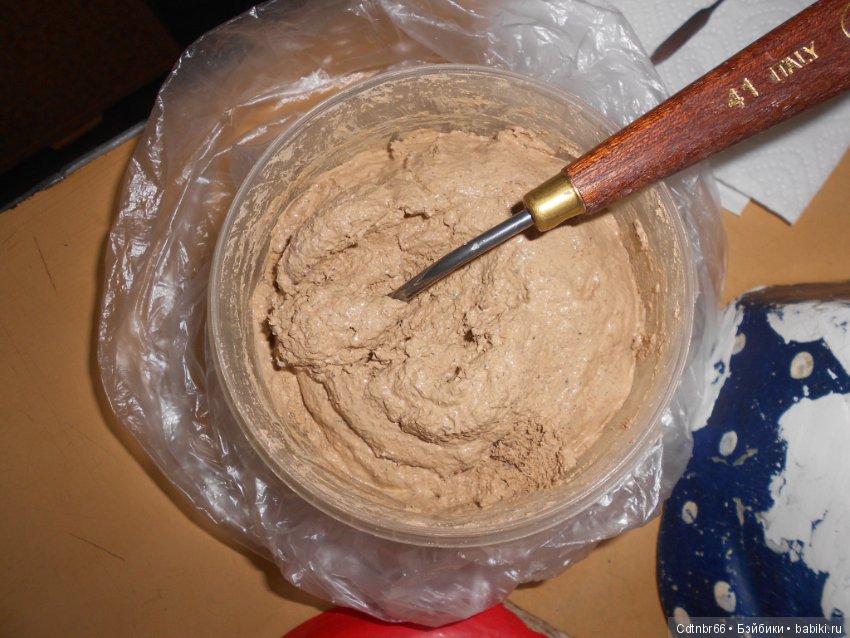 Часть 2. Старинные маски. МК от Светлой. Восстановление