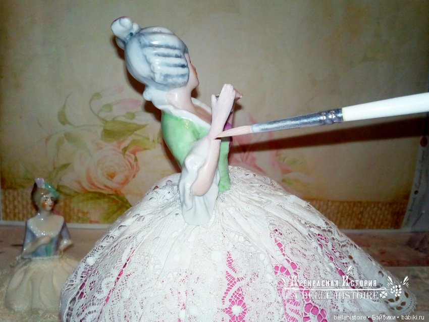 Старинная куколка-игольница. Еще раз о реставрации в домашних условиях (фото 8)