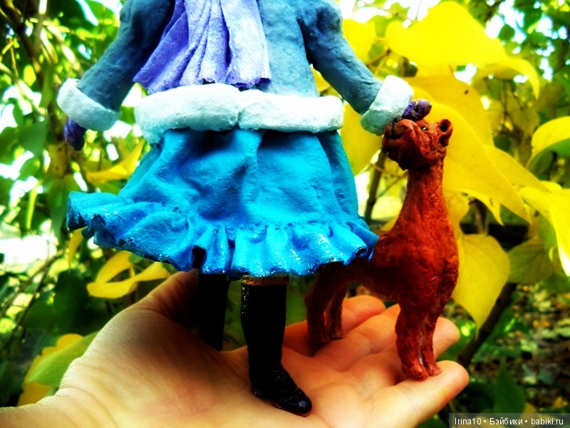 Новые ватные игрушки - У меня теперь собака (фото 4)