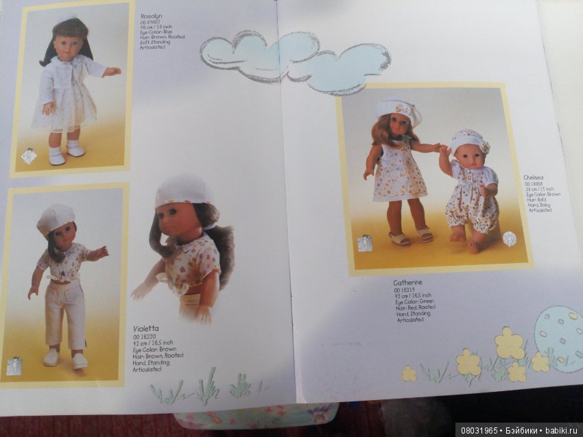 Каталог 2000 год, игровые куклы