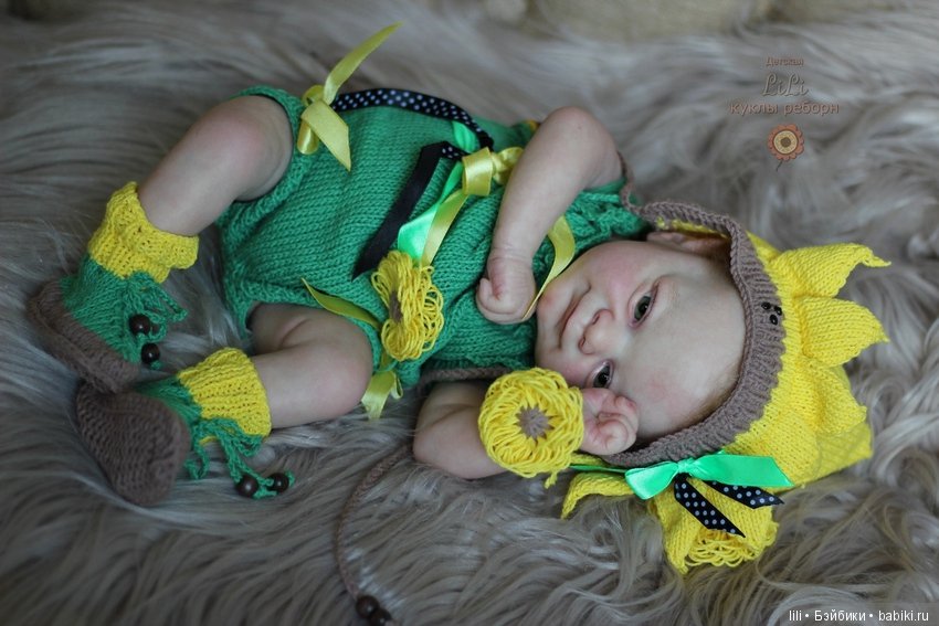 Малыш-подсолнух Флинн — Молды и прототипы Реборн (Reborn): новинки (фото 4)