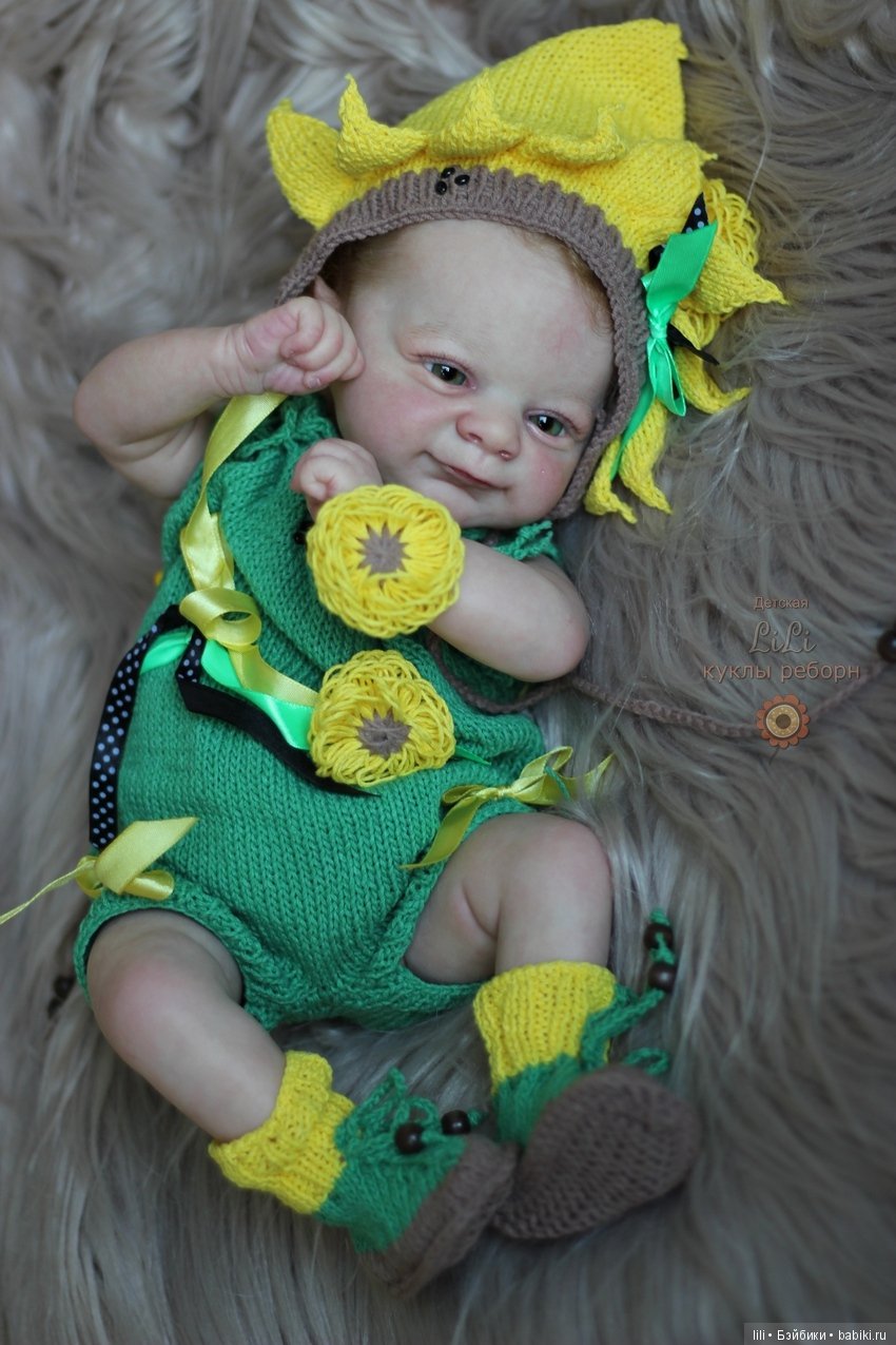 Малыш-подсолнух Флинн — Молды и прототипы Реборн (Reborn): новинки