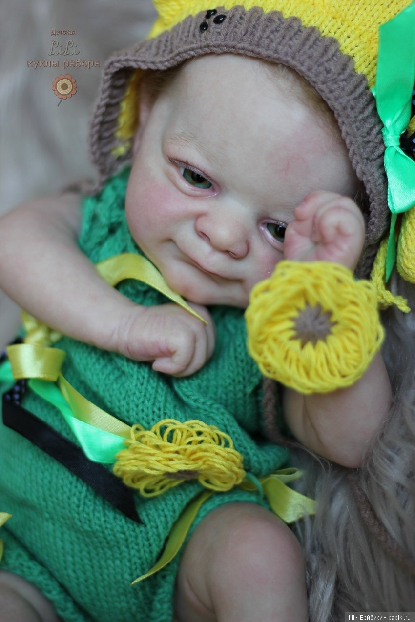 Малыш-подсолнух Флинн — Молды и прототипы Реборн (Reborn): новинки
