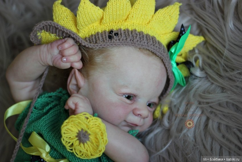 Малыш-подсолнух Флинн — Молды и прототипы Реборн (Reborn): новинки