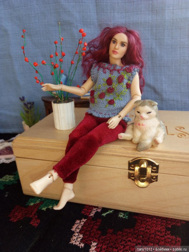 Хочу похвастаться, кукла от О.Колесниковой