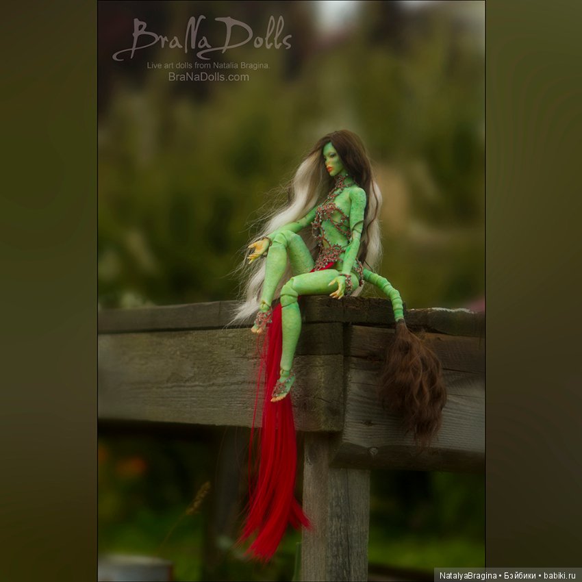 Хозяйка Медной горы — Авторские шарнирные куклы своими руками: лепка (фото 9)