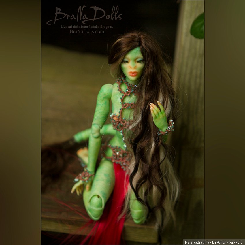 Хозяйка Медной горы — Авторские шарнирные куклы своими руками: лепка (фото 8)