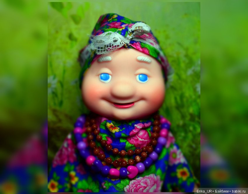 Перепись КуклоНаселения. Баба Капа, внучка Веснушка и собачка Жужка (фото 10)