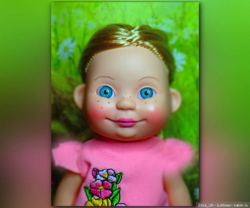 Перепись КуклоНаселения. Баба Капа, внучка Веснушка и собачка Жужка (фото 6)