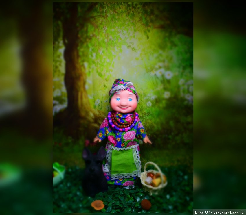 Перепись КуклоНаселения. Баба Капа, внучка Веснушка и собачка Жужка