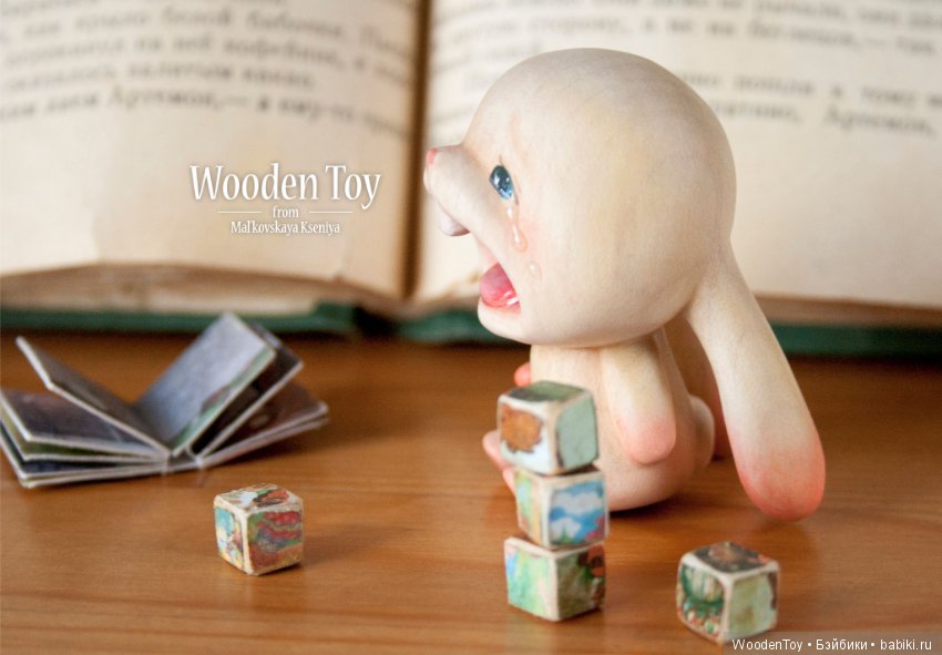 Капризный зайчонок из дерева (фото 3)