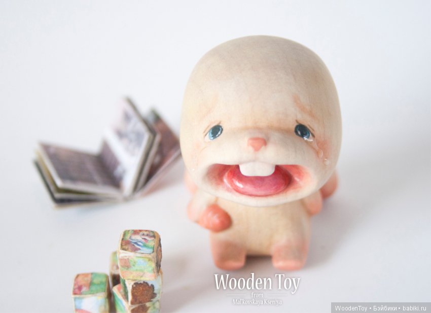 Капризный зайчонок из дерева (фото 8)