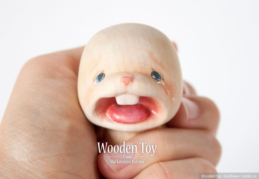 Капризный зайчонок из дерева (фото 2)