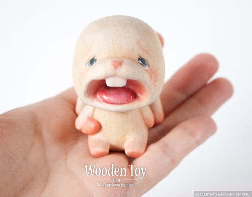 Капризный зайчонок из дерева (фото 9)