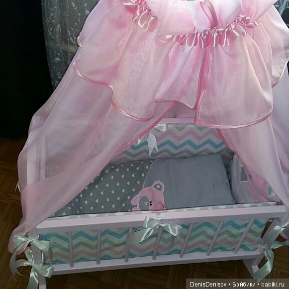 Кроватки для кукол — Мебель для кукол и домиков: фото (фото 6)