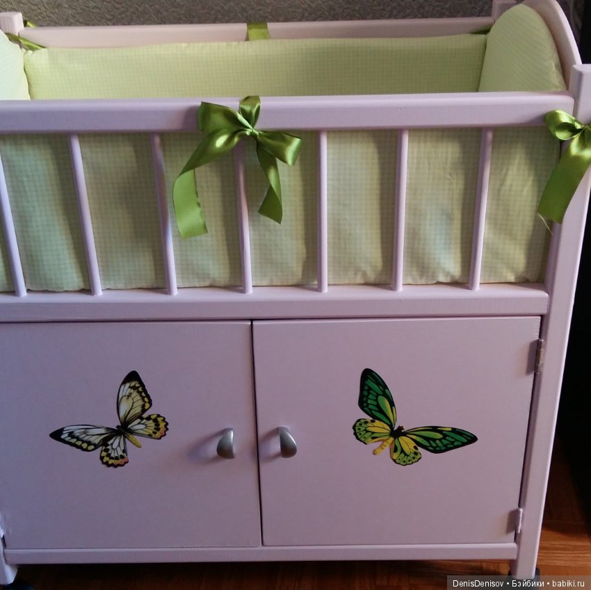 Кроватки для кукол — Мебель для кукол и домиков: фото (фото 3)