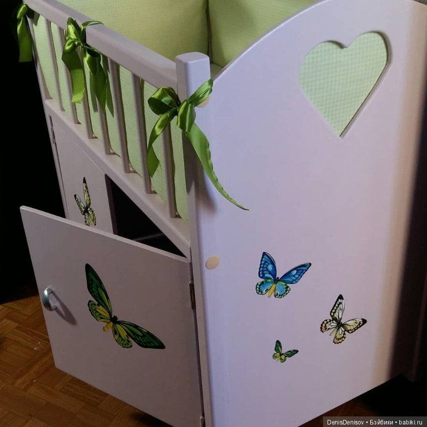 Кроватки для кукол — Мебель для кукол и домиков: фото (фото 7)