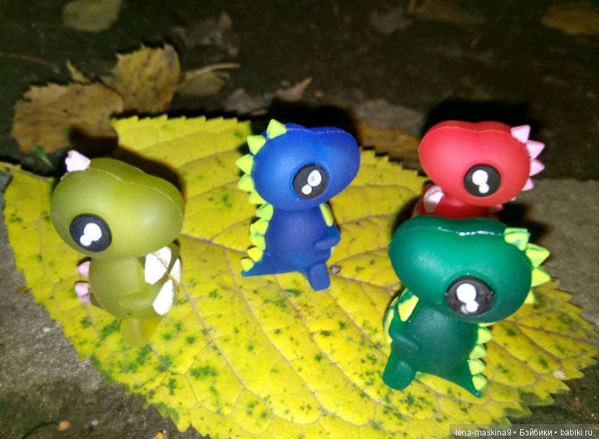 Диназаврики и их малыши, вышлю ночью в лес погулять (фото 4)