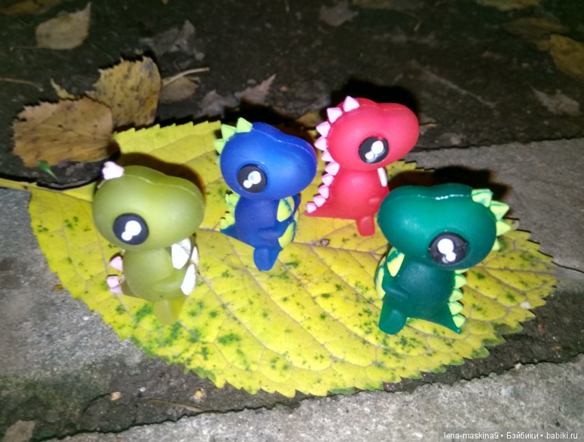 Диназаврики и их малыши, вышлю ночью в лес погулять (фото 3)