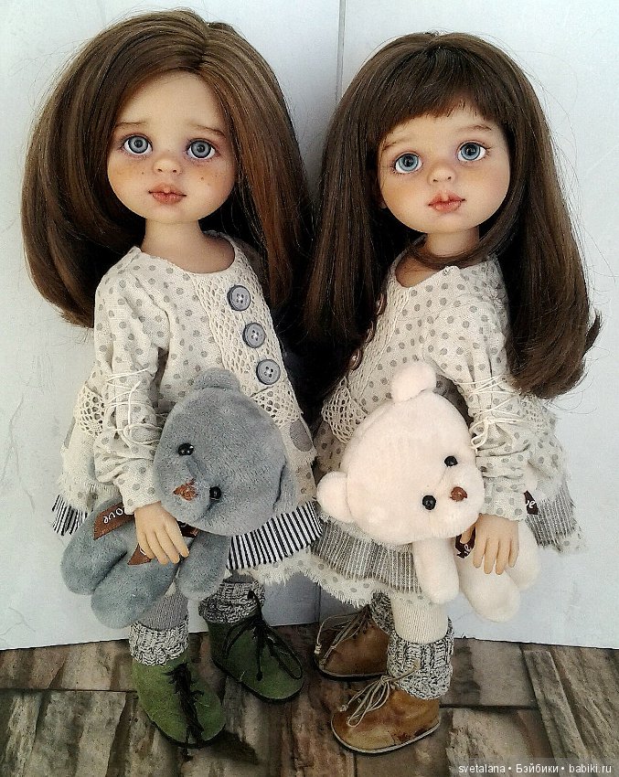 Андриана и Арсения. ООАК кукол Паола Рейна