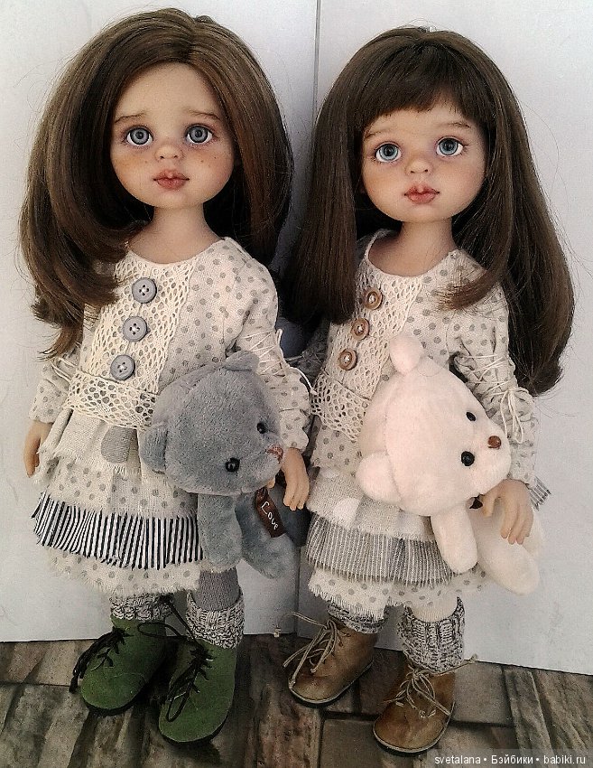 Андриана и Арсения. ООАК кукол Паола Рейна