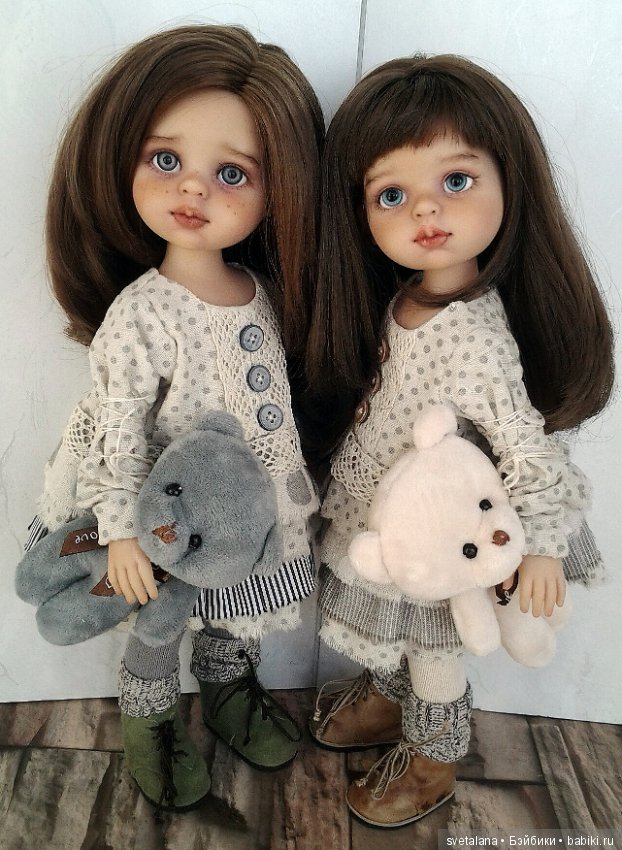 Андриана и Арсения. ООАК кукол Паола Рейна