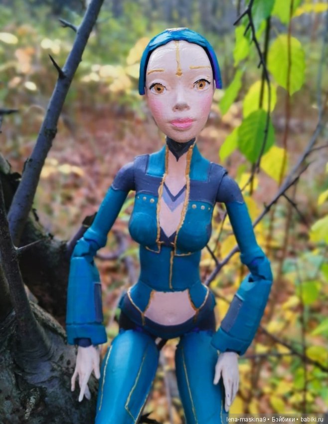 Ноона, неземная девушка — Авторские шарнирные куклы своими руками: лепка