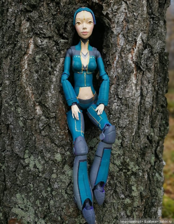 Ноона, неземная девушка — Авторские шарнирные куклы своими руками: лепка