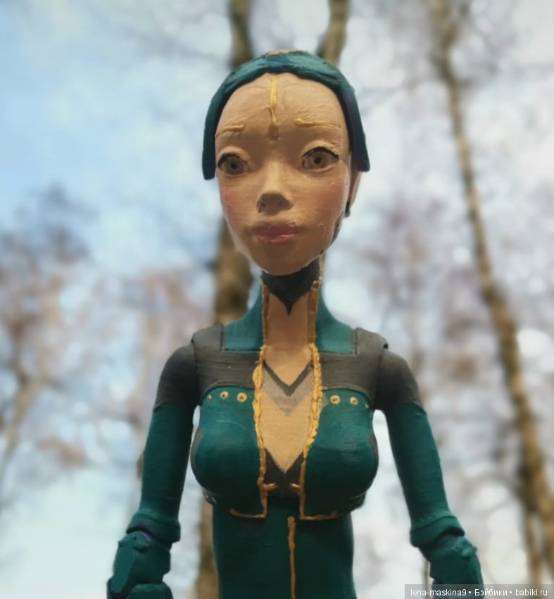 Ноона, неземная девушка — Авторские шарнирные куклы своими руками: лепка