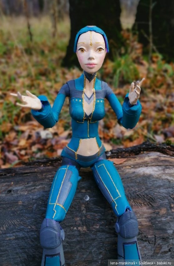 Ноона, неземная девушка — Авторские шарнирные куклы своими руками: лепка