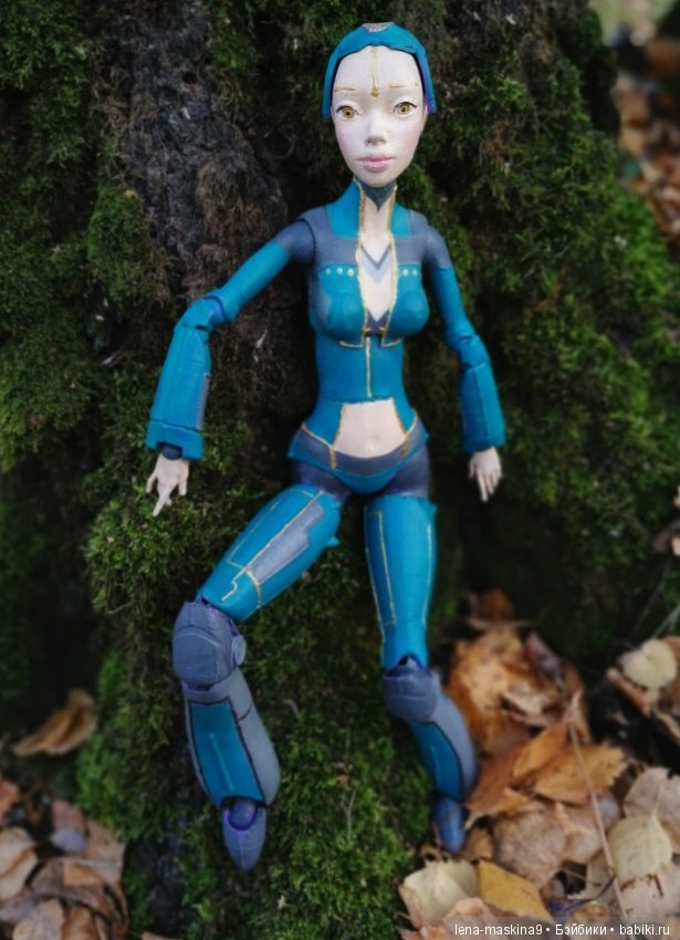 Ноона, неземная девушка — Авторские шарнирные куклы своими руками: лепка