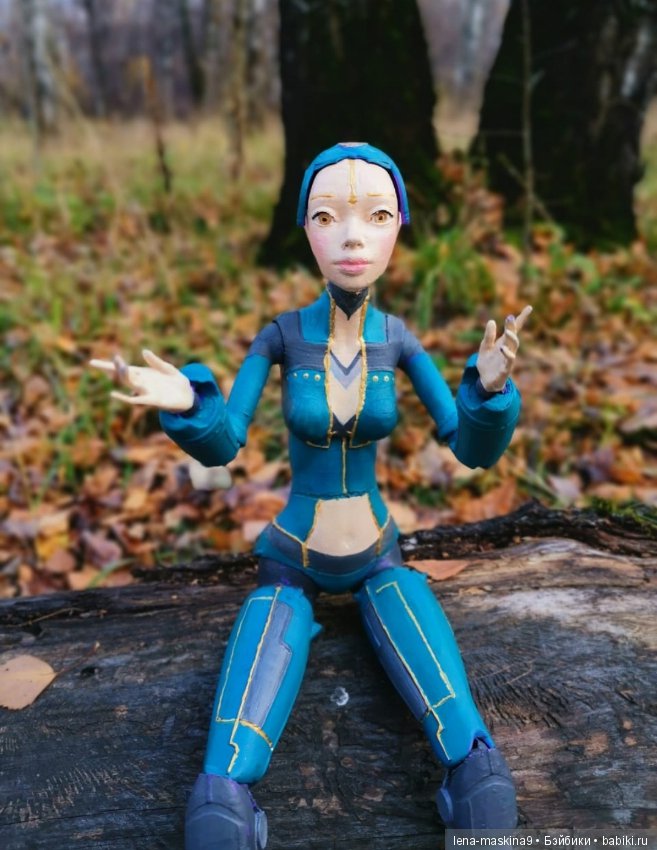 Ноона, неземная девушка — Авторские шарнирные куклы своими руками: лепка