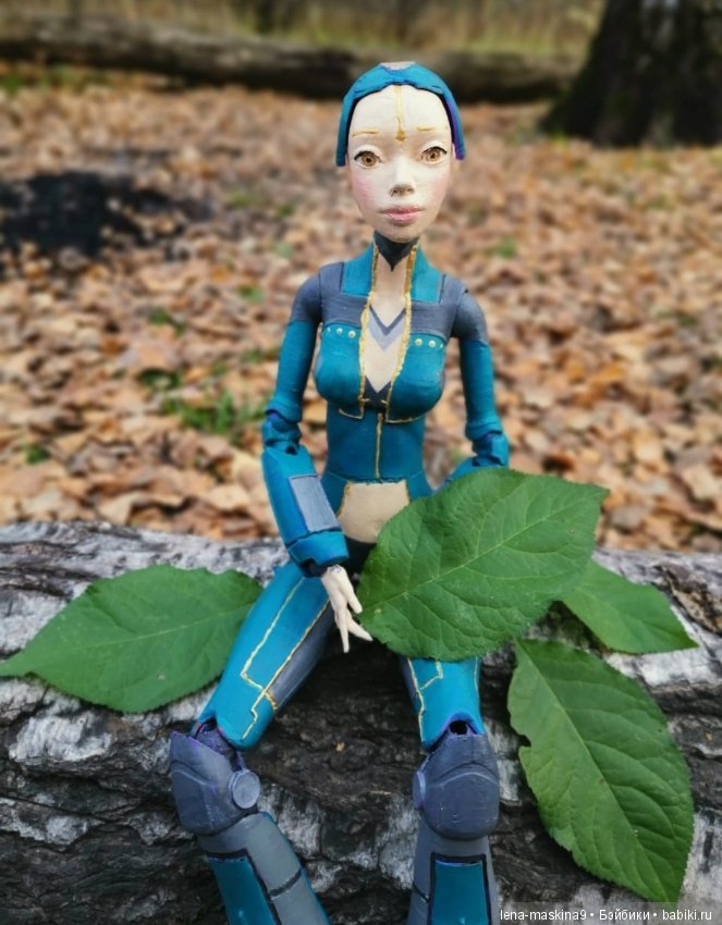 Ноона, неземная девушка — Авторские шарнирные куклы своими руками: лепка