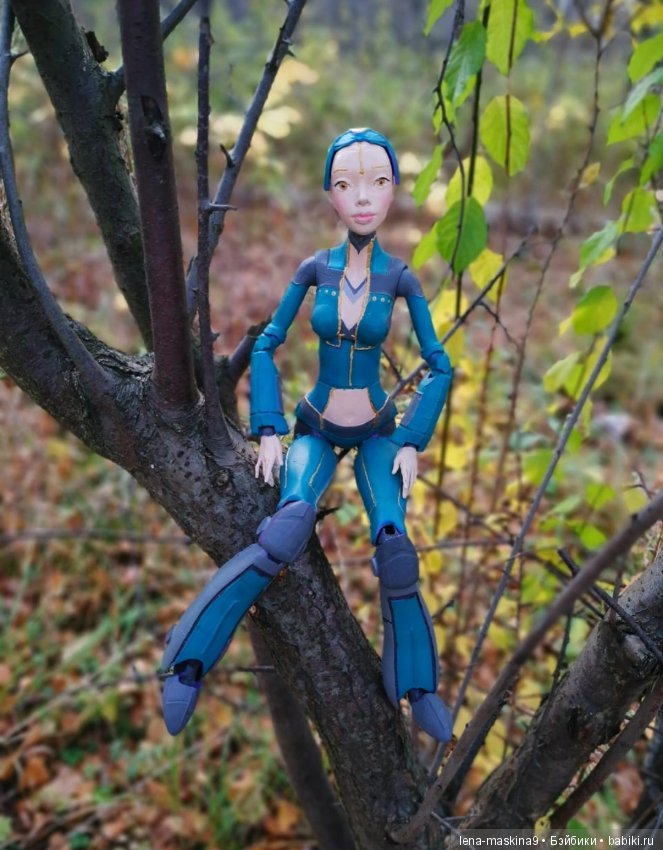 Ноона, неземная девушка — Авторские шарнирные куклы своими руками: лепка