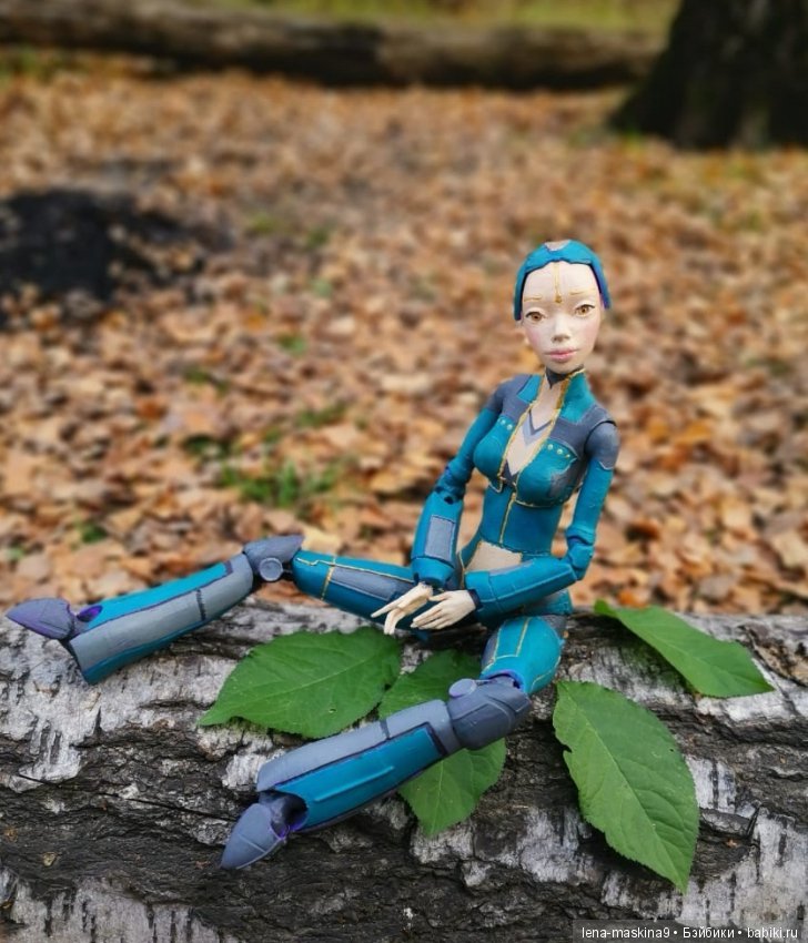 Ноона, неземная девушка — Авторские шарнирные куклы своими руками: лепка