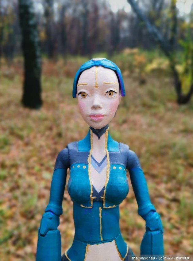 Ноона, неземная девушка — Авторские шарнирные куклы своими руками: лепка