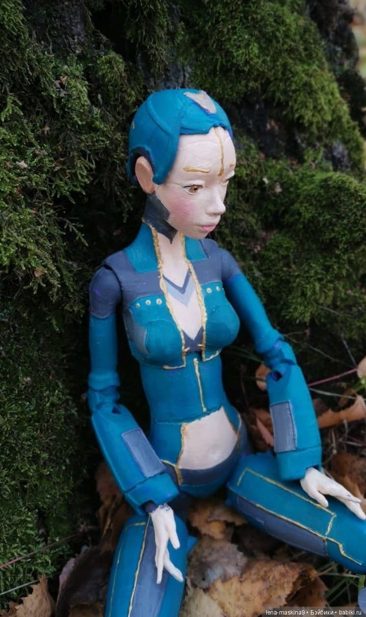 Ноона, неземная девушка — Авторские шарнирные куклы своими руками: лепка