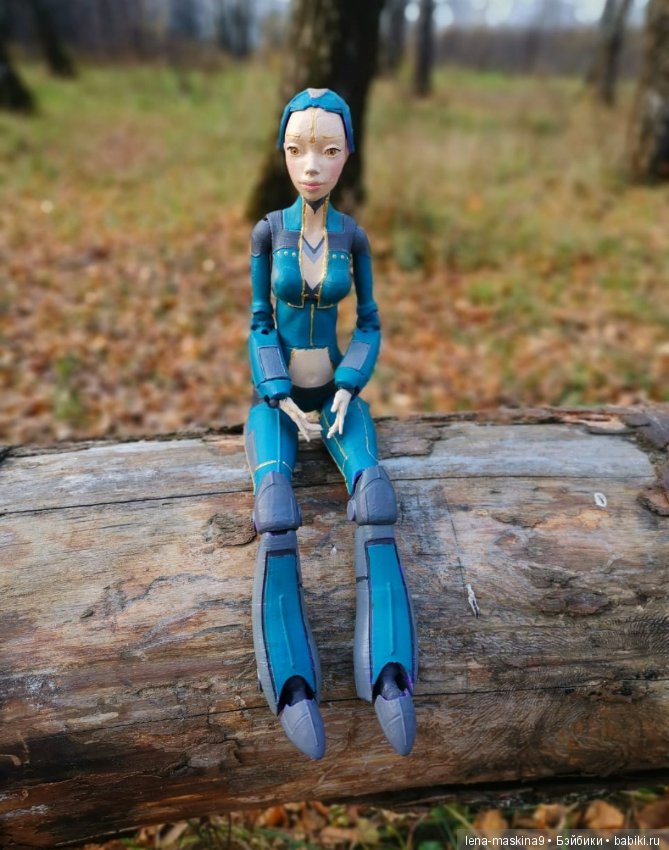 Ноона, неземная девушка — Авторские шарнирные куклы своими руками: лепка