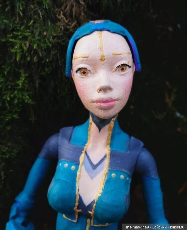 Ноона, неземная девушка — Авторские шарнирные куклы своими руками: лепка