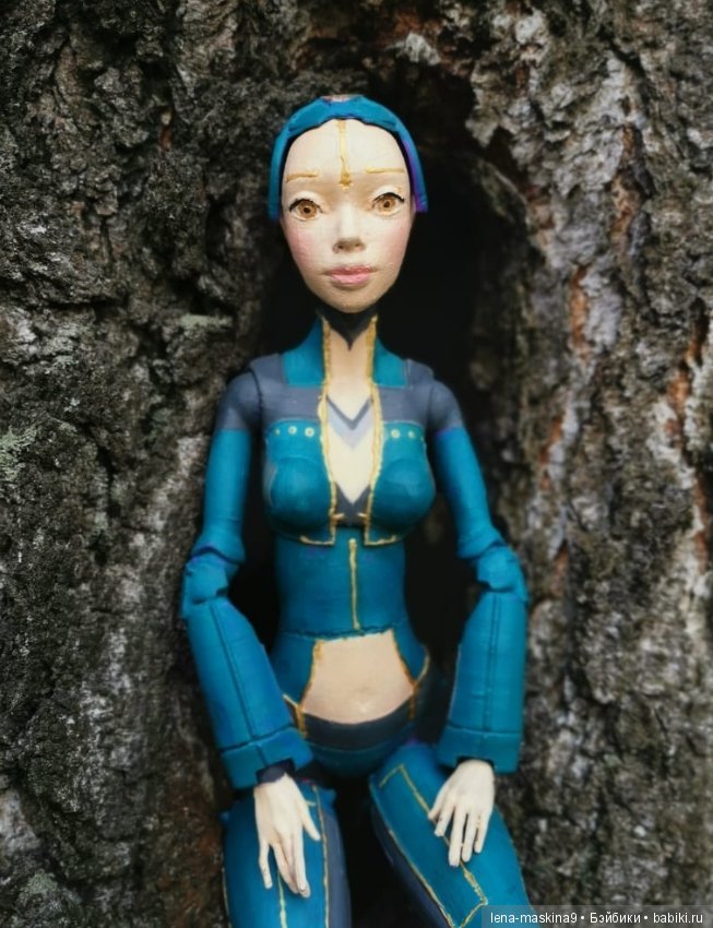 Ноона, неземная девушка — Авторские шарнирные куклы своими руками: лепка