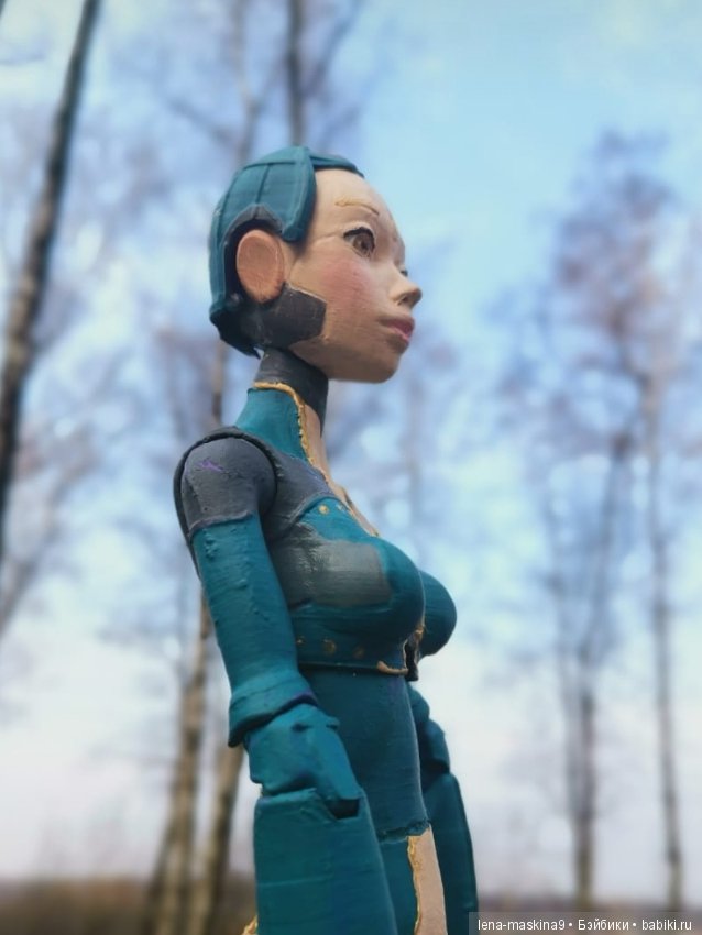 Ноона, неземная девушка — Авторские шарнирные куклы своими руками: лепка (фото 7)