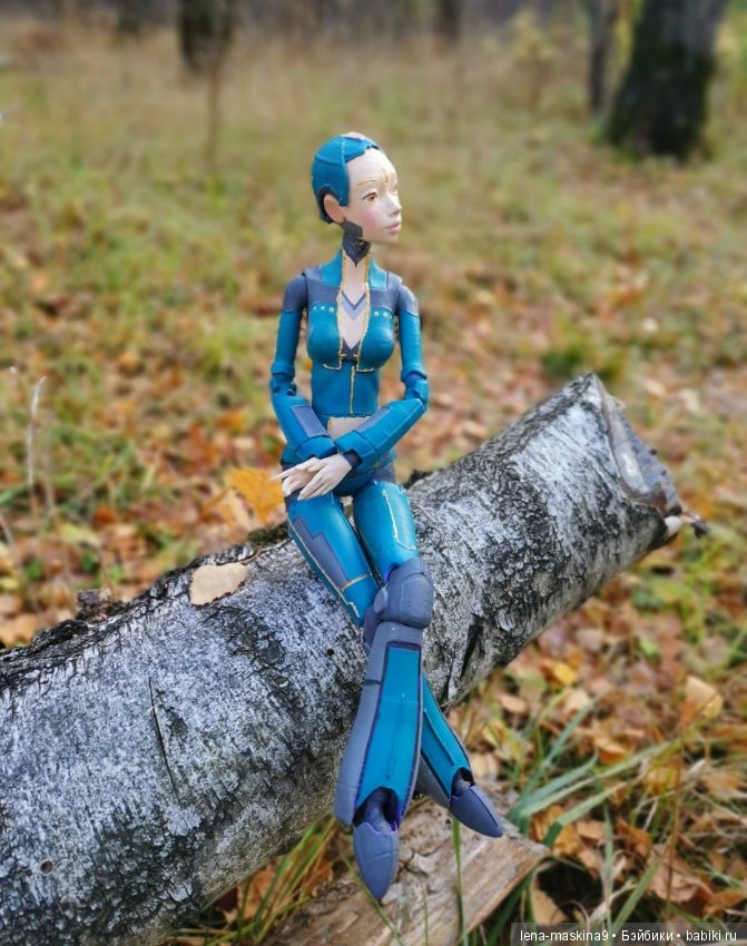 Ноона, неземная девушка — Авторские шарнирные куклы своими руками: лепка