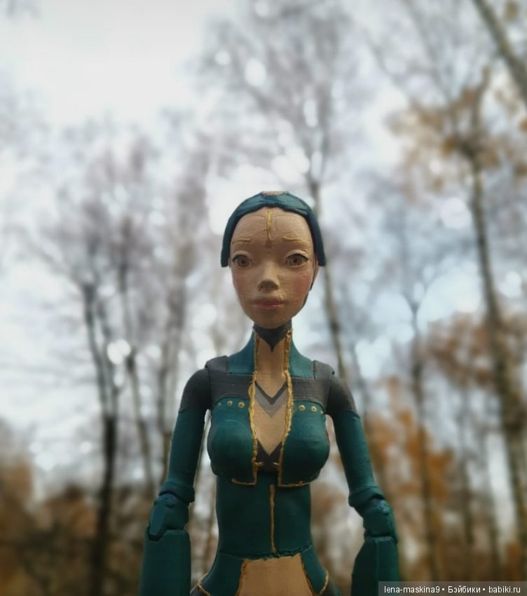 Ноона, неземная девушка — Авторские шарнирные куклы своими руками: лепка (фото 2)